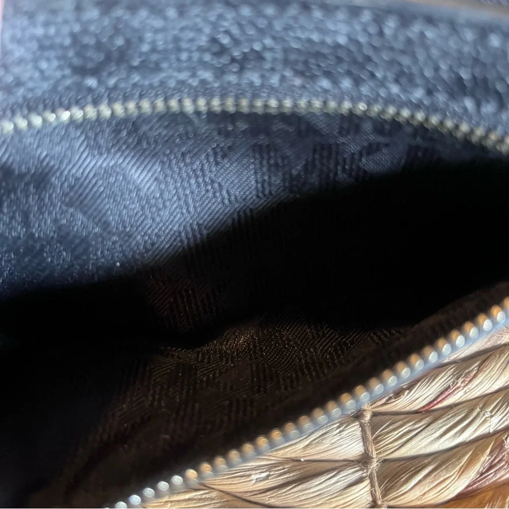 Michael Kors Black Saffiano Leather Wristlet Wallet Zip Snap MK Logo